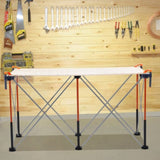 Portable Folding Workstand, 1266 x 665 mm Collapsible Workbench, 1135 kg Weight Capacity, No V952-BXSGZTPPSL4F8JA6T001V0