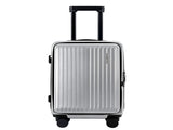 Wanderlite 20" Luggage Suitcase Front Pocket Travel Carry On Dual TSA Silver LUG-ABS-POK-20-SV