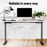 Artiss Standing Desk Motorised Electric Dual Motor White 120CM HASD-B-M10-BKDF-WHDB-120