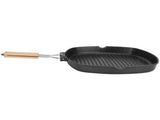 NonStick Practical Frying Pan Steak Skillet BBQ with Foldable Handle Kitchen Supplies V1294-YM0718-3118200268312