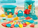 23-Piece Kids Beach Toy Set with Sand Truck Bucket - Complete Summer Outdoor Play Kit with Molds V888-ELOSUNG48935
