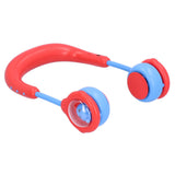 Children Hanging Neck Fan Mini Portable Electric Fan USB Charging for Home Outdoor SportsRed V1294-YM0901-3113210088911
