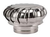 Chimney Rotating Ventilator Cap Stainless Steel Anti Downdraught Chimney Cap with Clamp Thickened V1294-YM0901-3117230206211