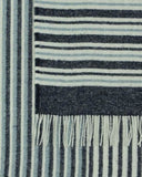 Richmond Throw - Reclaimed Wool Blend - Navy V164-RI2