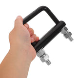 Resistant Black Coated Hitch Clamp, Easy to Install for Secure Transport and Towing V1369-AZ3-W-19370