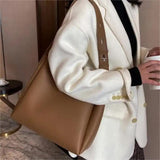 2-Piece Women's Bucket Bag Set, Vintage Shoulder Tote and Crossbody Handbag, Black V1188-MS-617-046