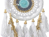 Handcrafted Boho Dream Catcher Layered Tassels & Beads 17x2cm V637-33802DRM