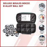 Deluxe Boules Bocce 8 Alloy Ball Set V63-798757