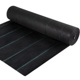 Weed Barrier, 5.8oz Landscape Fabric, 4ft x 300ft Cover Mat Heavy Duty Woven Grass Control V952-FCBY43005.8OZWK6GV0