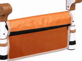 Levede Bed Rail Foldable 2 Handle Adjustable Height Non-Slip Grip Orange BRL1006-AU