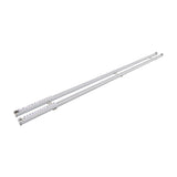 1.5m Double Curtain Tracks Aluminium Rail & Brackets For Both Curtain and Sheer with ceiling and V63-849681