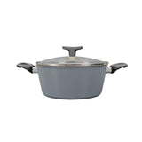 CLEVINGER 24CM NON-STICK CASSEROLE WITH LID V915-CV0315