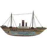 Handcrafted Ship Ornament 37cm V637-12807SHP