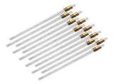 10PCS Wine Bottle Torch Wicks Kit Fiberglass Replacement Wicks with Brass Torch Wick Holders for DIY V1294-YM0901-3117240155511