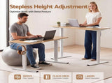 Artiss 140cm Standing Desk Treadmill Motorised Natural Wood SDTM-156E-380-WDBK