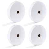 4 Rolls JellyRoll Batting Strip 2 1/4 Inch Total 200 Yards Cotton Blend Batting on A Roll, Flexible V1369-AZ3-W-11346
