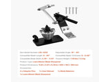 Lawn Mower Blade Sharpener and Balancer, 15&deg - 45&deg Adjustable Lawnmower Blade Sharpening Tool with 4 V952-GCDPJJYPHQ1592EDB001V0