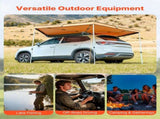270 Degree Awning, 4.9 Driver Side Vehicle Awning, Waterproof UV50 Car Side Awnings with Carry V952-QCCP12759FTSTOWKB001V0