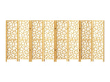 Artiss 8 Panel Room Divider Screen 325x170cm Clover Natural RD-4016-8P-NT