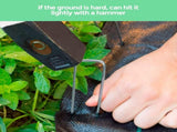 Weed Foil Spikes U-shaped Ground Pegs Garden Artificial Grass Ground Pegs, Tent, Heavy Metal V1189-HB001ZSSA00051