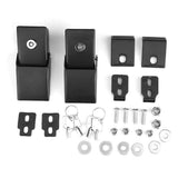 For Hood Latches Catch Kit with Lock for Jeep JK JKU JL JLU Gladiator JT 2007-2023 Present Chrome V1192-AZ-W-3968