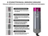 5-in-1 Hair Dryer Brush Curler Straightener Styling Tool V1263-JX-5618