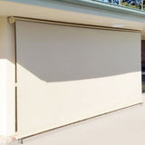 Outdoor Roller Blind Sun Screen Awning With Aluminium Hood V410-ROLL-CREAM1800