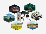 10-30X50 High Power Zoom Monocular Telescope Set with Smartphone Holder and Tripod Waterproof HD V888-ELOSUNG38563