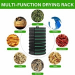 8-Layer 162cm Foldable Herb Vegetable Fruit Drying Dehydrating Rack Mesh Hanging Dryer V324-DRACK-8L