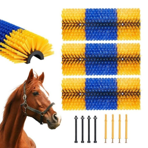 VEVOR Livestock Scratching Brush 3Pcs Itch Relief Horse Scratcher Brush 17.1 in V952-SCZNSZH3J000ZOYZNV0