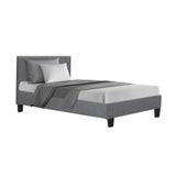 Artiss Bed Frame Single Size Grey NEO BFRAME-E-NEO-S-GY-AB