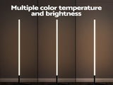 Artiss RGB LED Floor Lamp Remote Control Corner Light Stand Gaming Room 150CM LAMP-FLOOR-RGB-150-BK