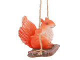 Hanging Squirrel Statues Garden Decor Cute Swing Squirrel Sculpture Outdoor Patio Ornament Animal V1294-YM0703-3111230084311