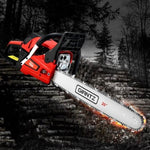 Giantz Chainsaw Petrol 52CC Bar Commercial E-Start Pruning Chain Saw,Giantz Chainsaw Petrol 52CC CSAW-FVTO-20-N-OV-RDBK