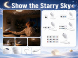 USB Projector for Bedroom Decor, Birthday Gifts HD Dynamic 5D Holographic Ceiling Space Star Night V1369-AZ3-W-15349