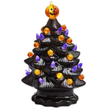 Lighted Ceramic Halloween Tree Tabletop Halloween Decoration Halloween Tree Pumpkin Light V1294-YM0717-10352430