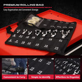 12-Piece Flare Nut Spanner Set Teflon Tape Metric & SAE Brake Line Repairing V465-81129