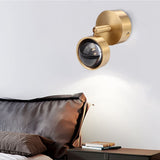 Simple Copper Wall Lamp Light for Corridor Stairway Passage Bedroom 3W 220V Warm White V1294-YM0901-ZM03274