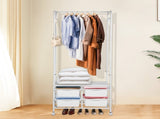 Levede 63CM Clothes Rack Stand Heavy Duty Hanging CR1012-4-WH