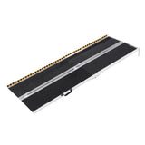 VEVOR Portable Wheelchair Ramp, 213 cm 363 kg Capacity, Non-Slip Aluminum Folding Threshold Ramp, V952-ZDKMJPD84YC13E5LEV0