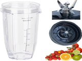 Replacement blender Blade and 24oz Cup Accessories, ly Compatible with Nutri Ninja V1258-DP02-C-1066