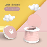 Kids Portable Travel Potty Foldable Training Toilet Seat - Pink - Compact Car & Camping Emergency V888-ELOSUNG41449