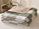 AYktou Reversible Patchworks Queen Size, 78.74x59.05in Lightweight Plaid Bedspreads Coverlets V1189-WXFWAL-20260326-03119