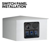 Side Console Boat Switch Panel Sounder Mount Alloy Bracket Fish Finder Mount Oxidation Aluminium V985-OXIDATIONSIDECONSOLE