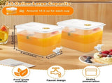 Food Storage under 10,2.5 Gallon Refrigerator Beverage Dispenser With Leak Proof Lid Filter Juice V1369-AZ3-W-19999