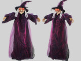 Hanging Witches Decor Voice Control Glowing Screaming Fabric Hanging Horror Toy for Festival V1294-YM0901-3115240094011