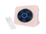 Tooleroo USB Rechargeable Desktop CD Player Speaker Bluetooth Portable Pink V238-SUPDZ-41154856779856