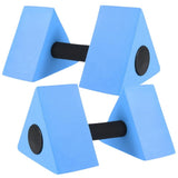2Pcs Eva Water Dumbbell Set Blue for Pool Exercise and Water Aerobics Workout V1366-AZ2-W-13565