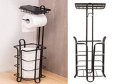 Multi Roll Tissue Holder Black for Home with Strong and Stable Structure V1366-AZ2-W-21533