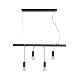 Bikkel 4 Lights Pendant Light - Black V558-LL002PL071B